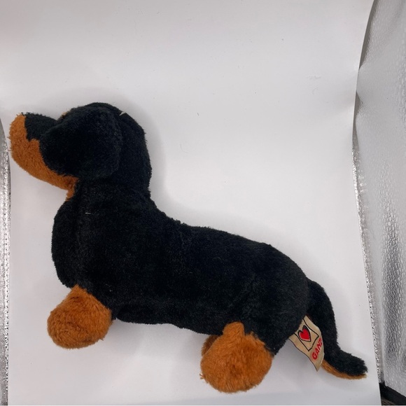 Ganz Webkinz Stuffed Plush Black And Tan Dachshund Puppy Dog used - Picture 4 of 7
